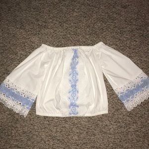 Dressy off the shoulder top